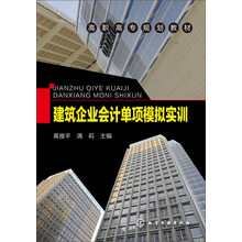 建筑企业会计单项模拟实训/高职高专规划教材