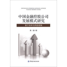 中国金融控股公司发展模式研究-基于效率与风险视角