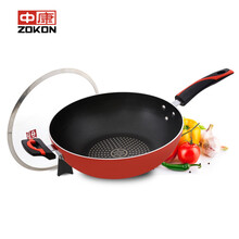中康韩式钻石渗透不粘锅 炒锅 无烟锅具 电磁炉
