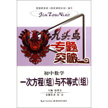 九头鸟专题突破·初中数学：一次方程（组）与不等式（组）