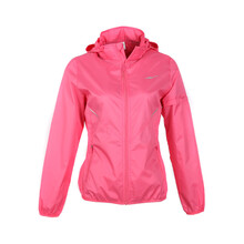 新品<em>鸿星尔克 运动女装</em>拉链带帽简约外套休闲