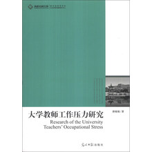 大学教师工作压力研究/高校社科文库