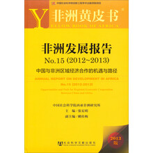 2012-2013-非洲发展报告-中国与非洲区域经济合作的机遇与路径-非洲黄皮书-NO.15-2013版