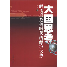 大国思考-解读后危机时代的经济大势
