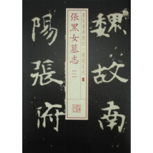 书法经典放大·铭刻系列：张黑女墓志（1）