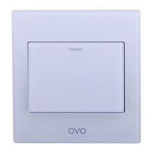 加拿大奥维(OVO)单开双控翘板开关单只装 ISw