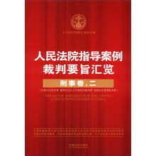 人民法院指导案例裁判要旨汇览:刑事卷2