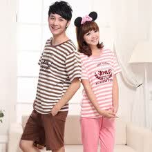 eshter 以诗萜 夏款情侣家居服套装<em>睡衣</em> <em>男款</em>41