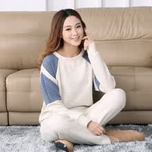 卡绚 冬季男女<em>睡衣</em>棉家居服<em>大码情侣保暖睡衣</em>