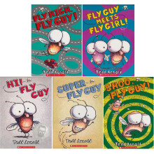 苍蝇小子5册套装进口原版 套装 分级阅读小学阶段（7-12岁） 进口故事书