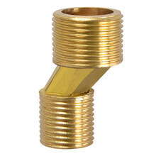 全铜淋浴龙头配件浴缸花洒加长高厚变径曲脚偏