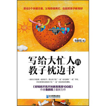 写给大忙人的教子枕边书（事半功倍的教子法，抓住9个关键点，即使再忙也能把孩子教育好。《好妈妈不吼不叫教育男孩100招》作者鲁鹏程最新力作）