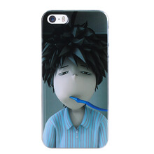 保护套 iPhone 5手机壳苹果5S保护壳 赠贴膜 瞌睡男