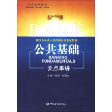 银行业从业人员资格认证考试教辅：公共基础要点串讲（2013年版）