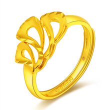 千禧之星<em>女黄金戒指</em> 【行情 价格 评价 正品行货