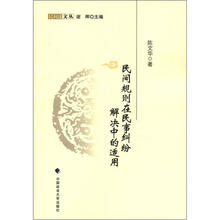 民间法文丛:民间规则在民事纠纷解决中的适用
