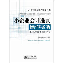 小企业财会操作实务丛书
：小企业会计准则操作实务（从2013年起执行）