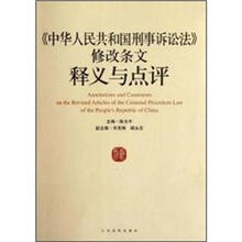 中华人民共和国刑事诉讼法修改条文释义与点评