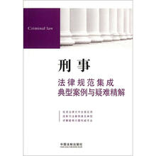 刑事法律规范集成典型案例与疑难精解