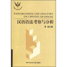 汉语语法考察与分析
