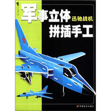 军事立体拼插手工：迅驰战机