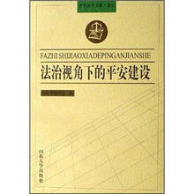 齐鲁法学文库：法治视角下的平安建设