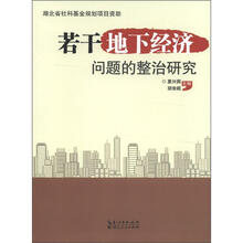 若干地下经济问题的整治研究