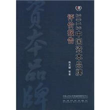 2012中国资本品牌评价报告