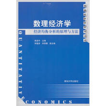 数理经济学：经济均衡分析的原理与方法（数量经济学系列丛书）