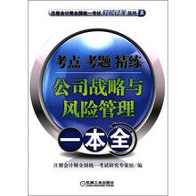 注册会计师全国统一考试轻松过关系列·考点 考题 精练一本全：公司战略与风险管理