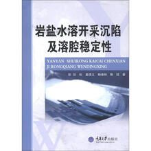岩盐水溶开采沉陷及溶腔稳定性