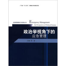 应急管理理论与实务丛书：政治学视角下的应急管理