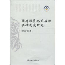 国有独资公司治理法律制度研究