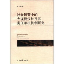 社会转型中的大规模侵权及其责任承担机制研究