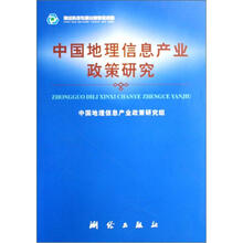 中国地理信息产业政策研究