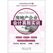 房地产企业会计真账实训