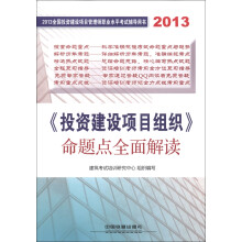 2013全国投资建设项目管理师职业水平考试辅导用书:《投资建设项目组织》命题点全面解读