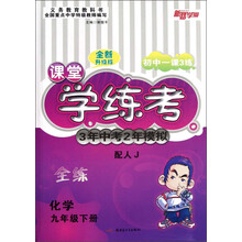 新路学业·初中一课3练·课堂学练考·3年中考2年模拟：化学（9年级下册）（配人J）（全练全新升级版）