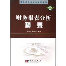 精品课程立体化教材系列：财务报表分析精要