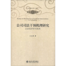 南湖法学文库·公司司法干预机理研究:以法经济学为视角