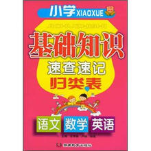 小学基础知识速查速记归类表（语文数学英语）