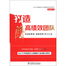 北京大学国家软实力课题组研究成果系列：打造高绩效团队