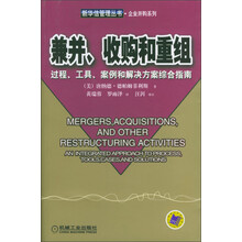 兼并收购和重组（过程工具案例和解决方案综合指南）