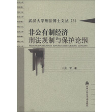 武汉大学刑法博士文丛（3）：非公有制经济刑法规制与保护论纲