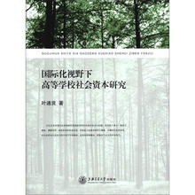 国际化视野下高等学校社会资本研究