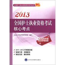 2013全国护士执业资格考试核心考点（全国执业资格考试用书）
