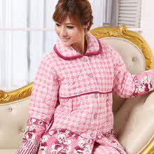 樱蒂婉妮2012冬季新款<em>女士棉袄睡衣</em>加大孕妇