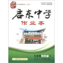 龙门名师系列（初中篇）·启东中学作业本：9年级物理（下）（R）（2013年春）