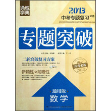 通城学典·专题突破·2013中考专题复习30练:数学(通用版)