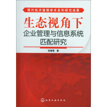 现代经济管理学术系列研究成果：生态视角下企业管理与信息系统匹配研究